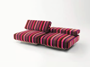 AGIO - Modular velvet armchair _ Paola Lenti